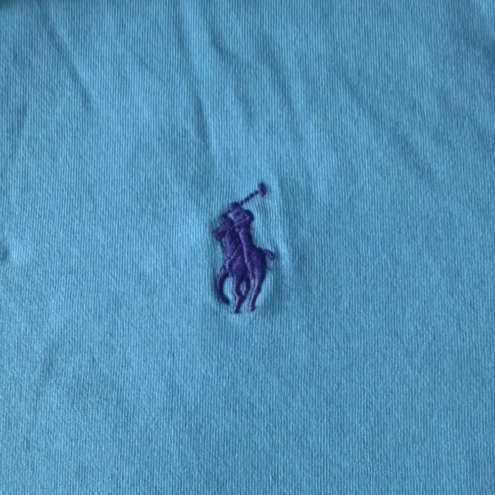 Ralph Lauren Polo Shirt Men XL Sky Blue Good Condition Short Sleeve Pony Logo